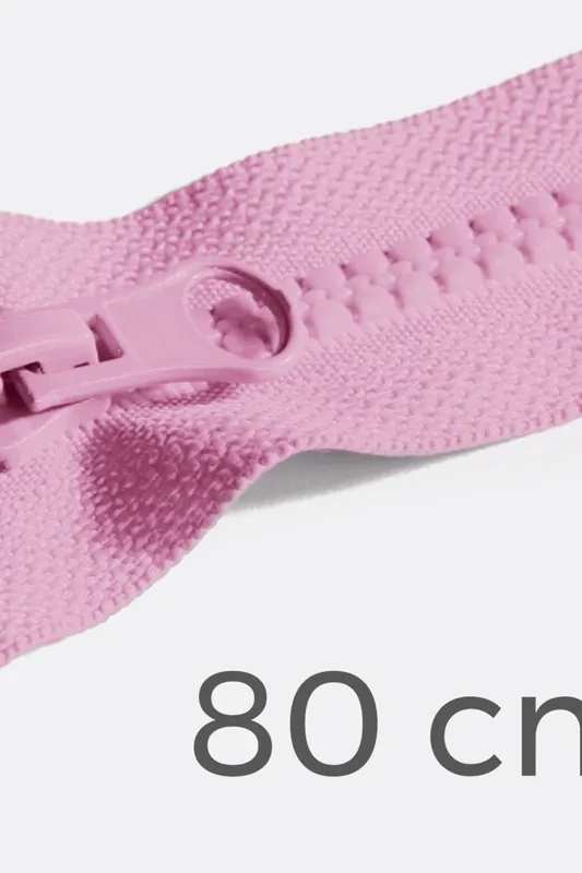 Sale Reißverschluss teilbar 80cm Kräftiges Rosa B57