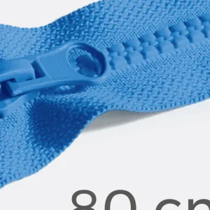 Reißverschluss teilbar 80cm Blau B8 Solange Der Vorrat Reicht