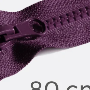 Reißverschluss teilbar 80cm Beere D230 Meistverkauft