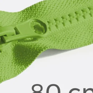 Reißverschluss teilbar 80cm Apfelgrün B44 Abverkauf