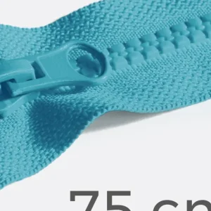 Reißverschluss teilbar 75cm Türkisblau B46 Limited Edition