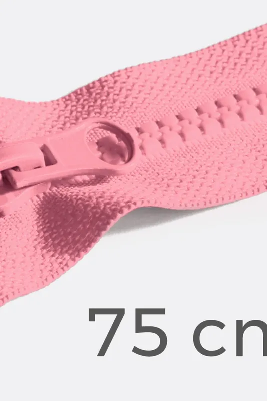 Im Trend Reißverschluss teilbar 75cm Rosa D322