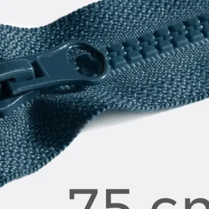 Reißverschluss teilbar 75cm Petrol D103 Günstig