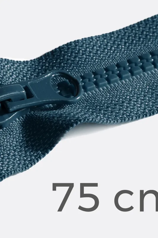 Reißverschluss teilbar 75cm Petrol D103 Günstig