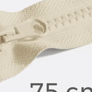 Top-Preis Reißverschluss teilbar 75cm Milchweiß D99