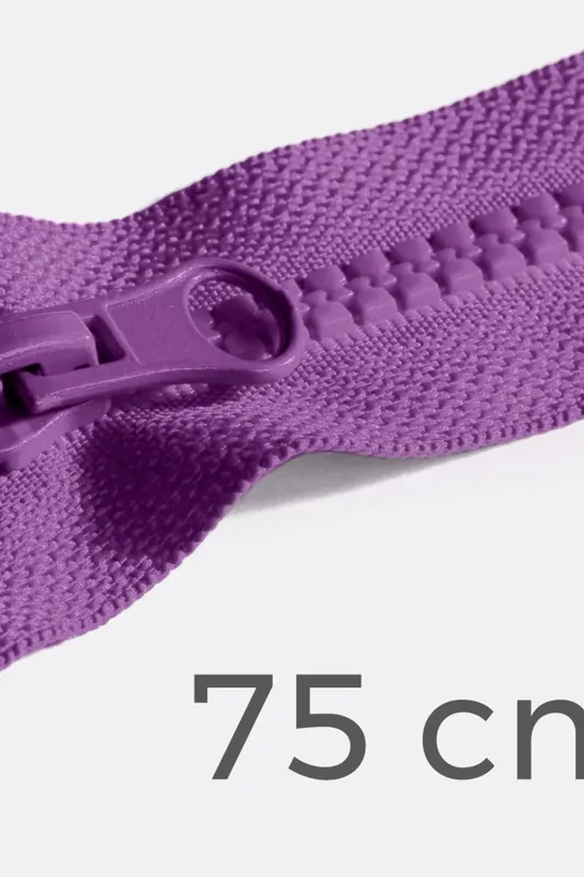 Reißverschluss teilbar 75cm Lila (Mittel) B41 Sichere Zahlung