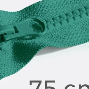 Günstig Reißverschluss teilbar 75cm Jadegrün B29