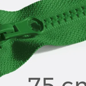 Bestpreis Reißverschluss teilbar 75cm Grasgrün D52