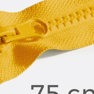 Reißverschluss teilbar 75cm Gelb B10 Preis Gesenkt