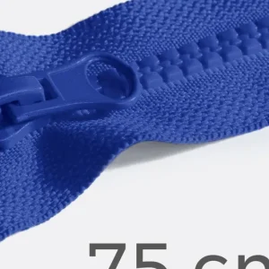 Ausverkauf Reißverschluss teilbar 75cm Dunkelblau B16