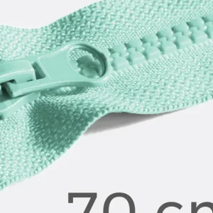 Top-Qualität Reißverschluss teilbar 70cm Mint D871