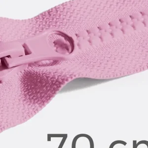 Top-Angebot Reißverschluss teilbar 70cm Kräftiges Rosa B57