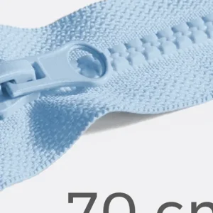 Mengenrabatt Reißverschluss teilbar 70cm Hellblau B20