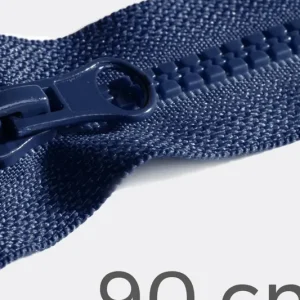 Reißverschluss teilbar 90cm Marineblau D040 Preis Gesenkt