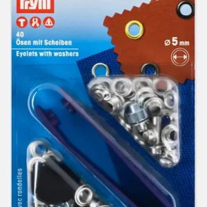 Ösen mit Scheiben Silber 5mm Knallerangebot