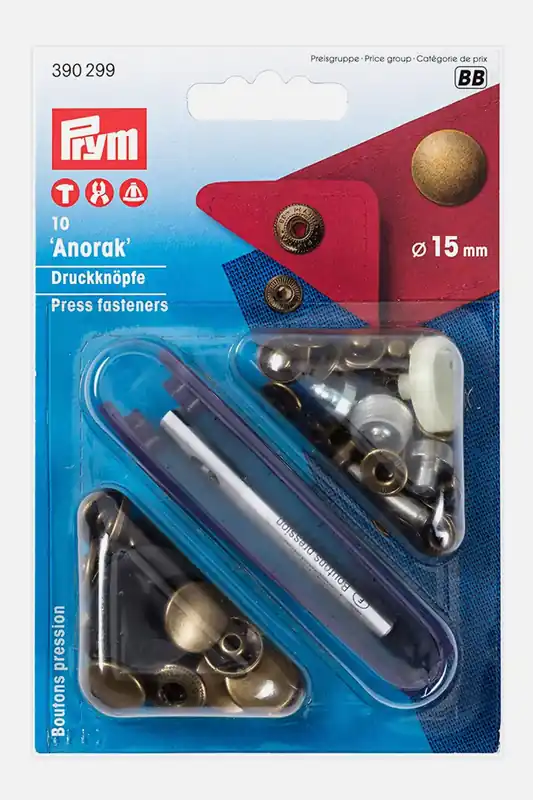 Anorak Druckknöpfe Altmessing 15mm Sofort Bestellen