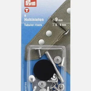 Hohlnieten Silber 6-9mm 8 Stück Jetzt Zugreifen
