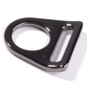 O-Ring mit Steg Gunmetal 25mm Im Trend