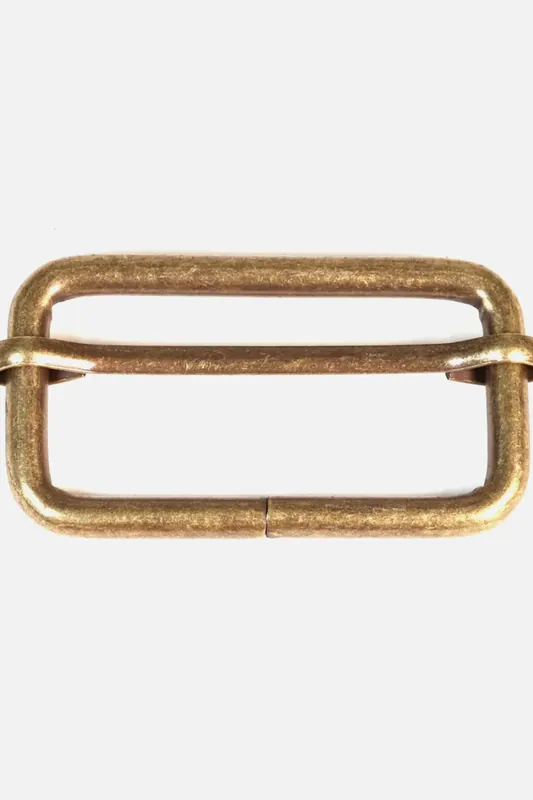 Leiterschnalle Messing 40mm Highlight
