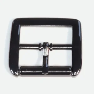 Gürtelschnalle Gunmetal 25mm Kostenloser Versand