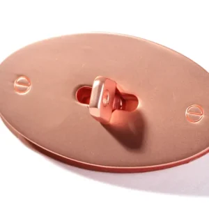 Drehverschluss für Taschen Kupfer Gratis Versand