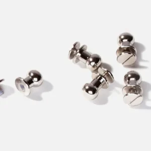 Kugelverschluss Silber 5 Stück Handgefertigt