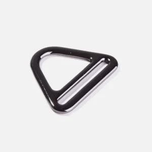 D-Ring mit Steg Gunmetal 40mm Premium