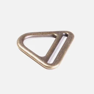 D-Ring mit Steg Messing 40mm Zertifiziert