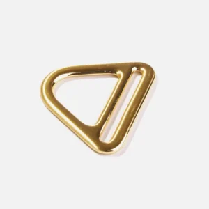 D-Ring mit Steg Gold 40mm Weltweiter Versand