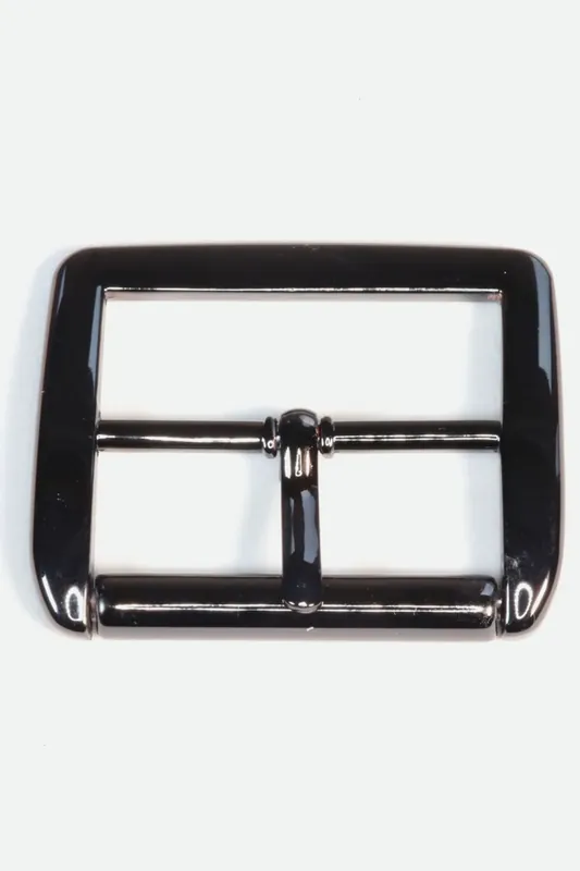 Gürtelschnalle Gunmetal 40mm Preisknaller