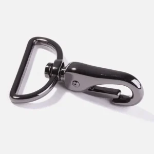 Letzte Chance Taschenkarabiner Gunmetal 40mm