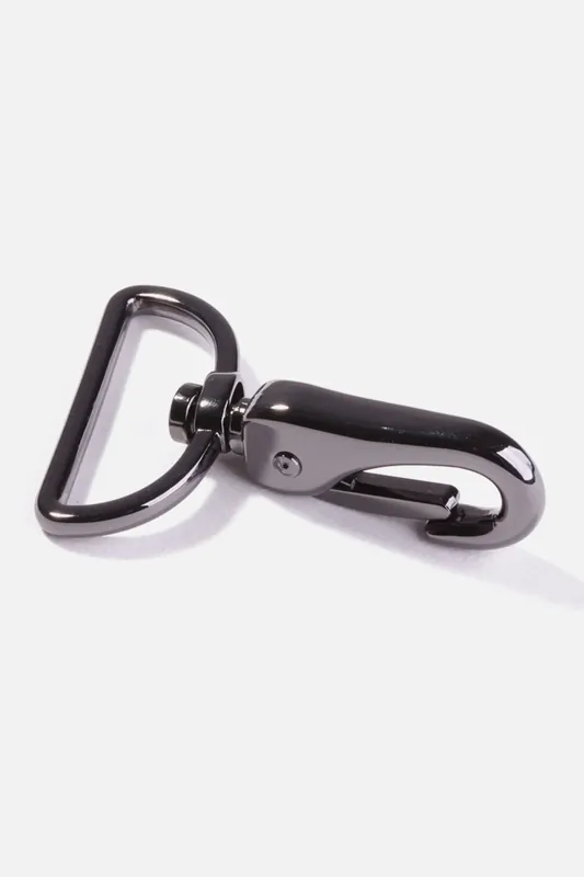 Letzte Chance Taschenkarabiner Gunmetal 40mm