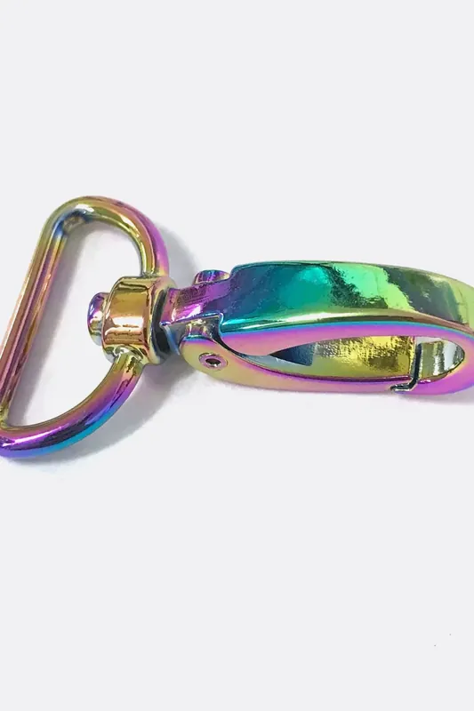 Begrenztes Angebot Taschenkarabiner Regenbogen 25mm