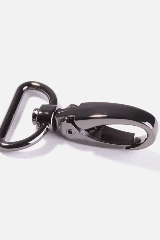 Abverkauf Taschenkarabiner Gunmetal 25mm