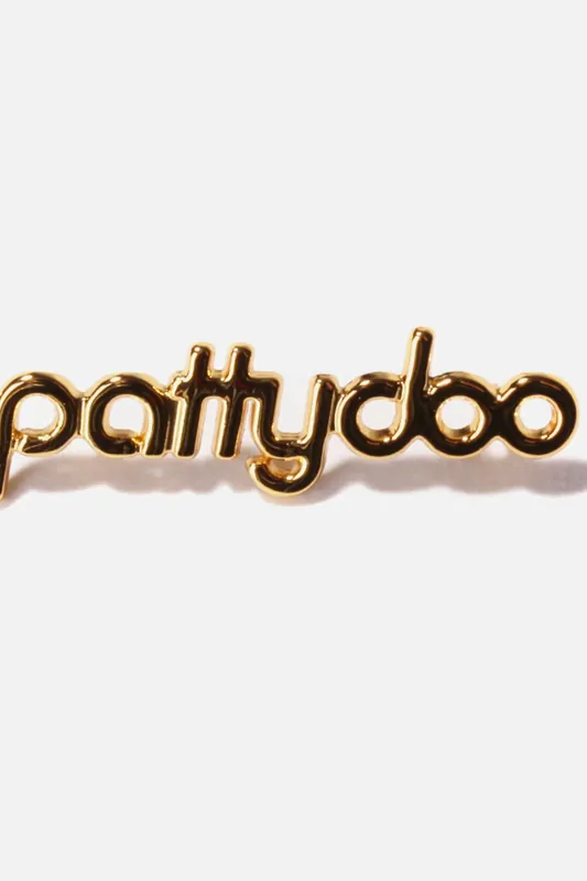 pattydoo Pin-Label Gold Kostenfreie Lieferung