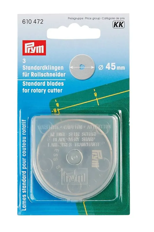 3 Standardklingen für PRYM Rollschneider Jetzt Kaufen