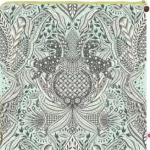 Bestseller Limited Edition Vinyl "Roar" Projekttasche - Original Tula Pink Hardware - Gift Rapt XL Corner Zip Project Bag