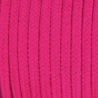 Ausverkauf Hoodiekordel / Flechtkordel Pink 8mm – METERWARE – Anorakkordel / Baumwollkordel