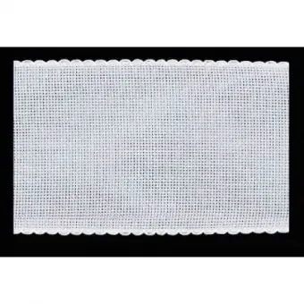 Knallerangebot VERSCHIEDENE BREITEN! Stickbänder Zählstoff 14 ct / 54 pts – Stern-Aida Stickborte – Weißer Stickstoff – 5,4 Stiche / Zentimeter – Kreuzstichband