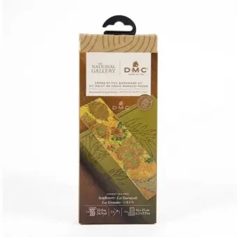 Van Gogh Sonnenblumen Stickset – DMC Lesezeichen Stick-Kit – VORBESTELLUNG! Lieferung der gesamten Bestellung ca. Ende März 2025! Markenware