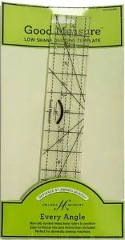 Garantierte Lieferung Every Angle Quiltlineal – Good Measure Longarm Quilting Template – Rulerwork Maschinenquiltlineal von Amanda Murphy – LOW SHANK!