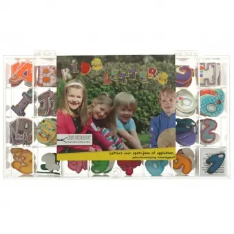 Neu 210 aufbügelbare Buchstaben & Zahlen in Aufbewahrungsschatulle – Kids Fun Letters – VORBESTELLUNG! Lieferung Ihrer gesamten Bestellung Januar 2026!