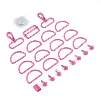 Kostenfreie Lieferung Tula Tote Taschenzubehör-Set – Sallie Tomato x Tula Pink Hardware