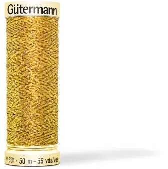 Goldgarn / Silbergarn – Metalleffektfaden W 331 – Sulky / Gütermann Preisknaller