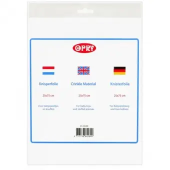 Premium Knisterfolie für Babyspielzeuge & Hundespielzeug