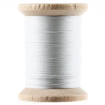 Yli Quilting White / Weiß – Gewachstes Handquiltgarn – 500 yards / 455m – Cotton Hand Quilting Thread 3-Ply Extra Long Staple Egyptian Cotton Knallerangebot