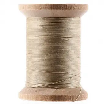 Exklusiv Yli Quilting Ecru – Gewachstes Handquiltgarn – 500 yards / 455m – Cotton Hand Quilting Thread 3-Ply Extra Long Staple Egyptian Cotton