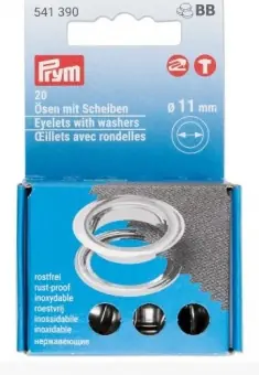 Ø 11mm Ösen mit Scheiben silberfarbig – PRYM Vario Creative Tool Zubehör Top-Angebot