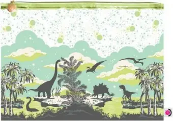 Kostenloser Rückversand Limited Edition Vinyl „Roar“ Projekttaschem – Original Tula Pink Hardware – Large Meteor Project Bag