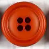 Jetzt Zugreifen Dicker 4-Loch Knopf – Orange